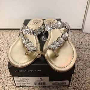 Vince Camuto jewel strap sandal